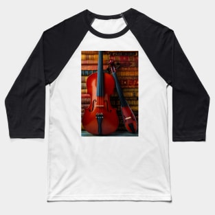 Pocket and Full Size Violin Baseball T-Shirt